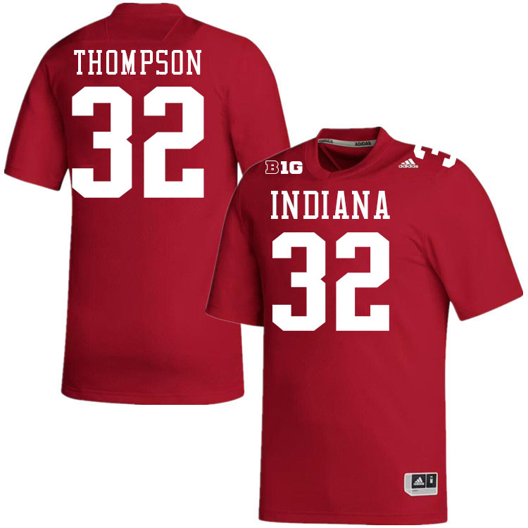 #32 Anthony Thompson Indiana Hoosiers Football Jeresys College Apparels,Uniforms Stitched-Crimson